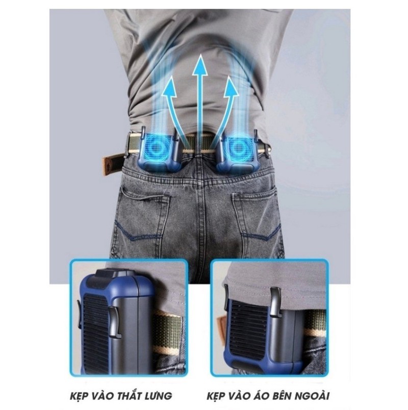 Euro quality - điều hòa mini kiêm sạc dự phòng super power