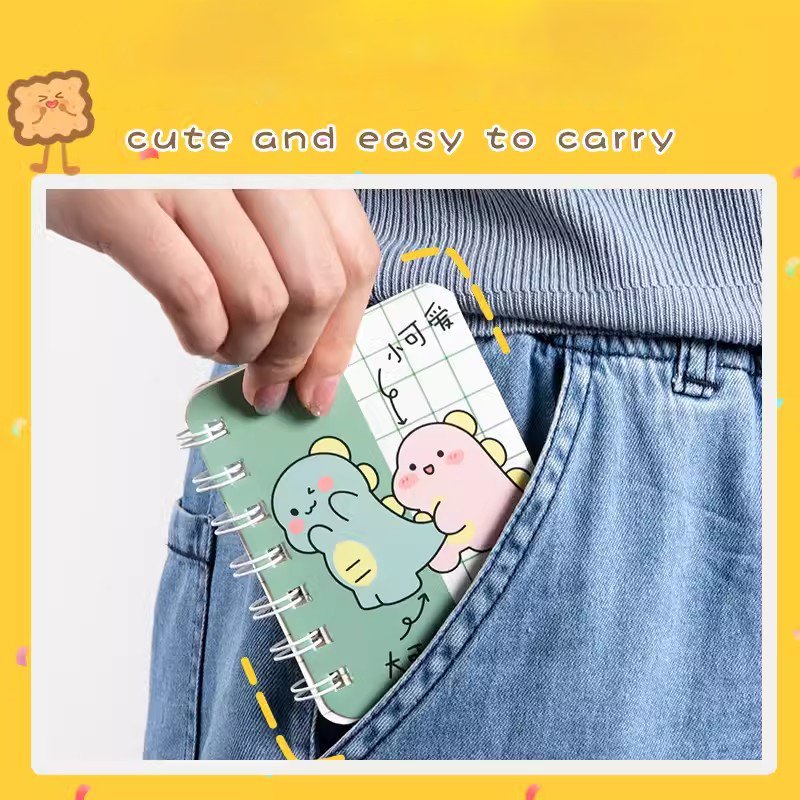 Số tay mini note book dễ thương size A7, 160 trang tiện dụng
