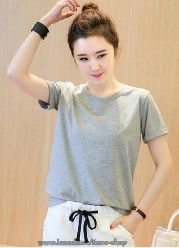 Áo thun nữ trơn vải dày mịn Hàn Quốc thương hiệu Elsa (Có 12 Màu 9-95Kg)