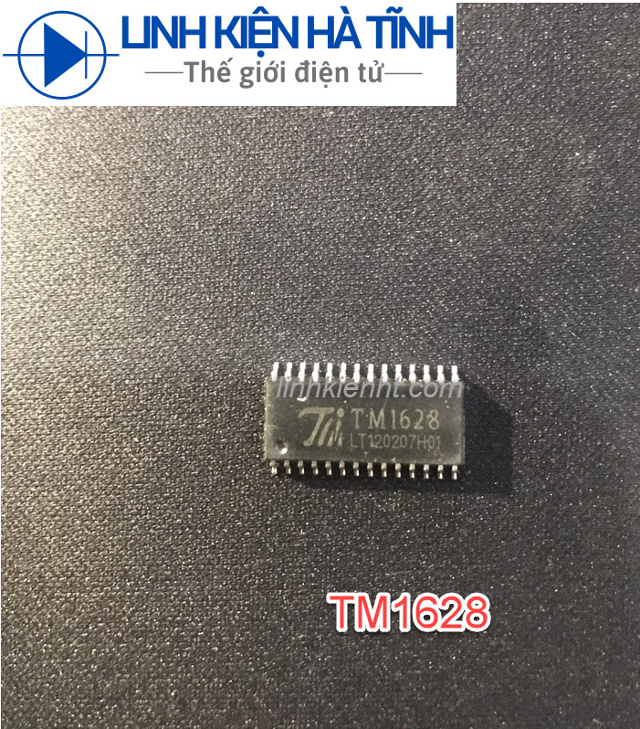 5 con ic tm1628 sm1628 ht1628 1628 sop-24 mới chính hãng