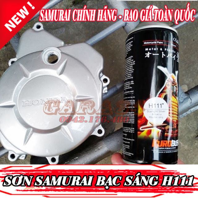 Sơn samurai màu bạc sáng h111