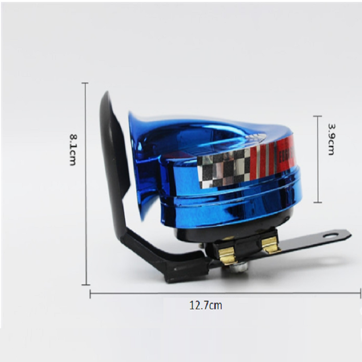 Còi sên 12V-30W lắp xe máy ô tô