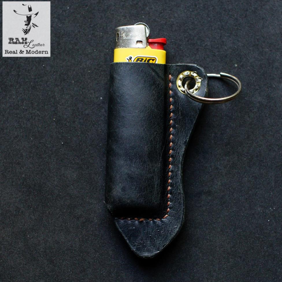 Túi Đựng Bật Lửa Bigc Da Thật Rất Đẹp RAM Leather