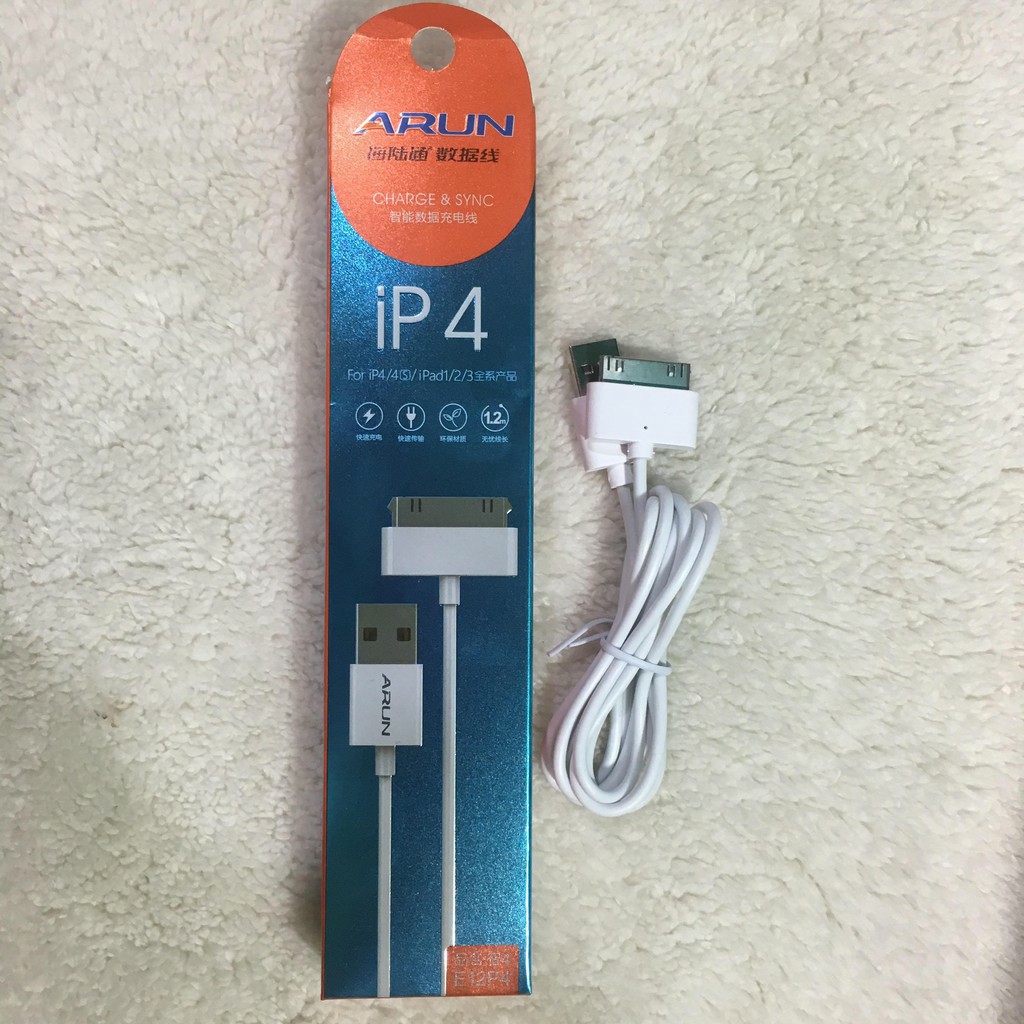 [HCM]Cáp sạc Arun Iphone 4 4s IPAD 1 2 3..