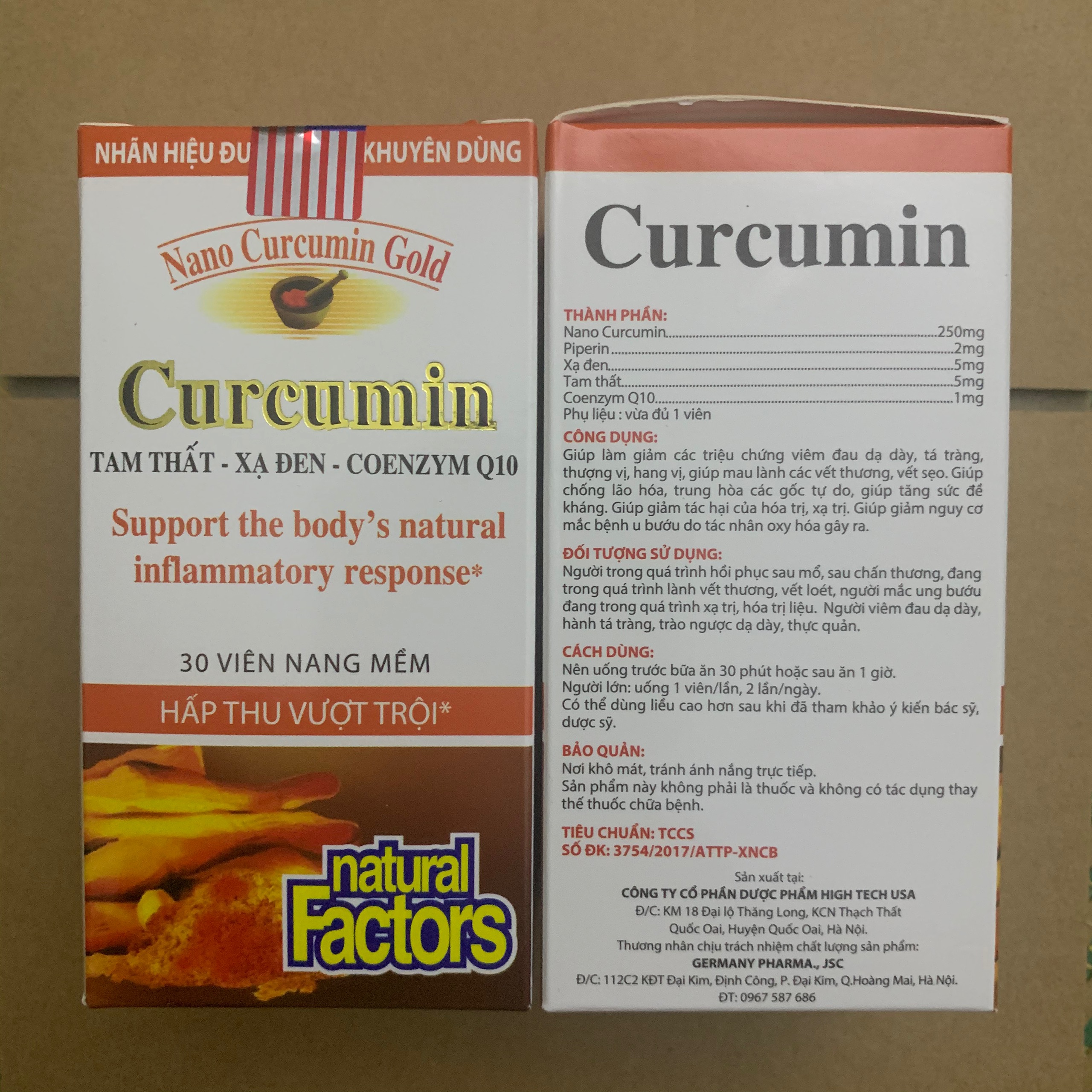Nano Curcumin Gold Giúp làm giảm các triệu chứng viêm đau dạ dày, tá tràng, thượng vị, hang vị, lành vết loét hiệu quả