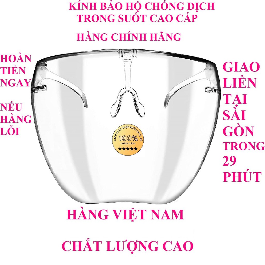 Mặt Nạ Chống Giọt Bắn, Chống Dịch Hiệu Quả Face Shield