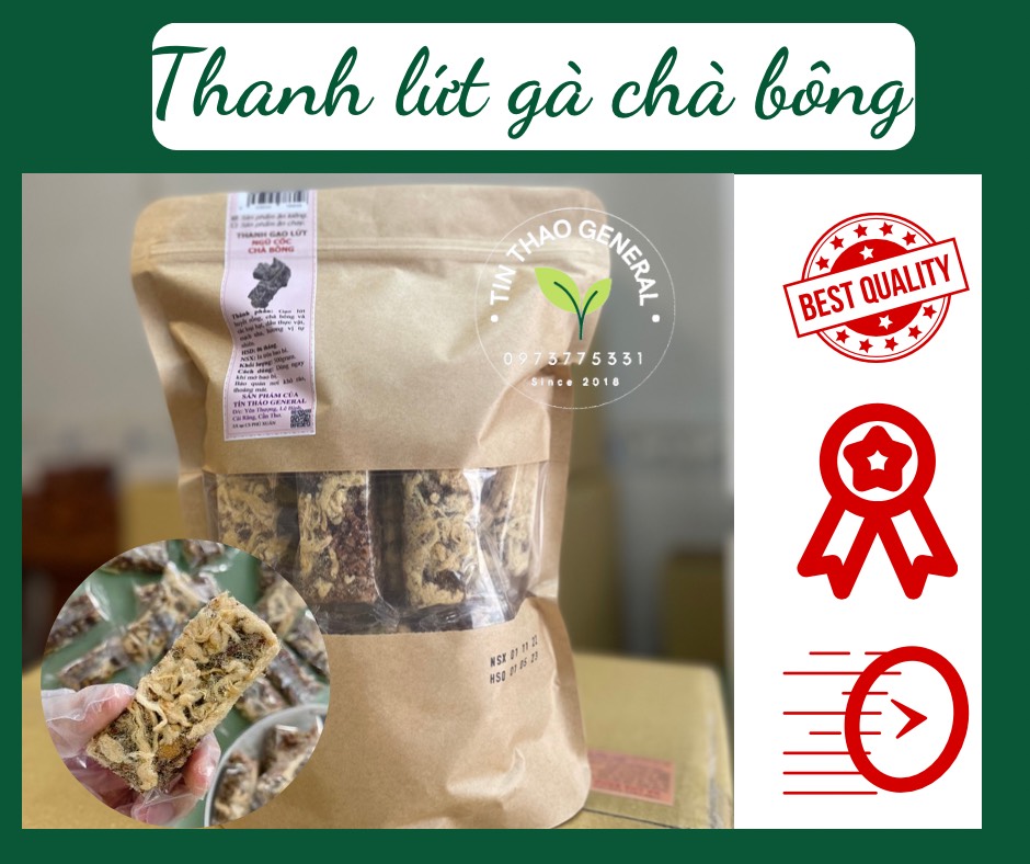 500Gram THANH GẠO LỨT NGŨ CỐC - ĂN CHAY ĐƯỢC
