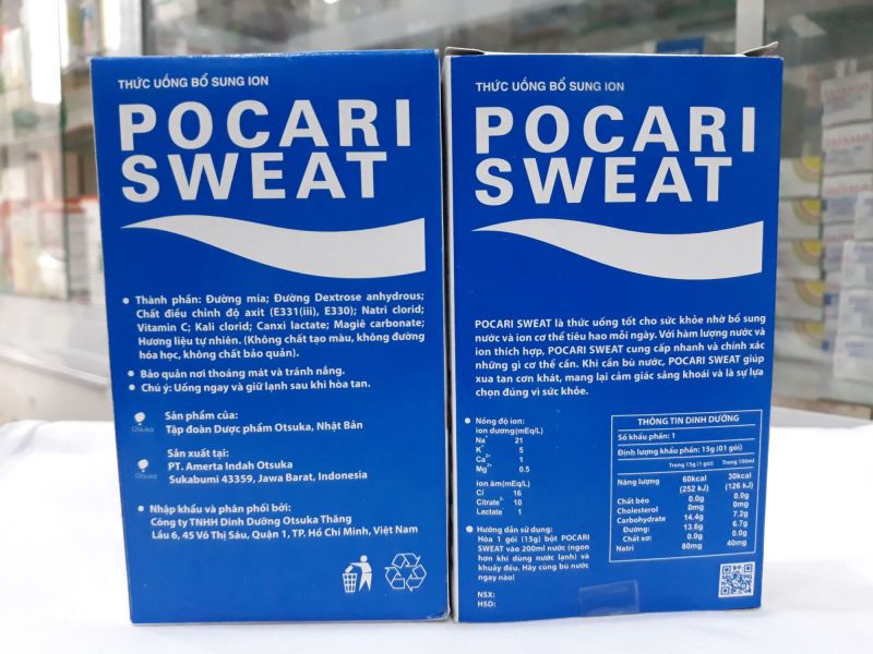 Pocari Sweat bù nước dạng BỘT hộp 5 gói cao cấp