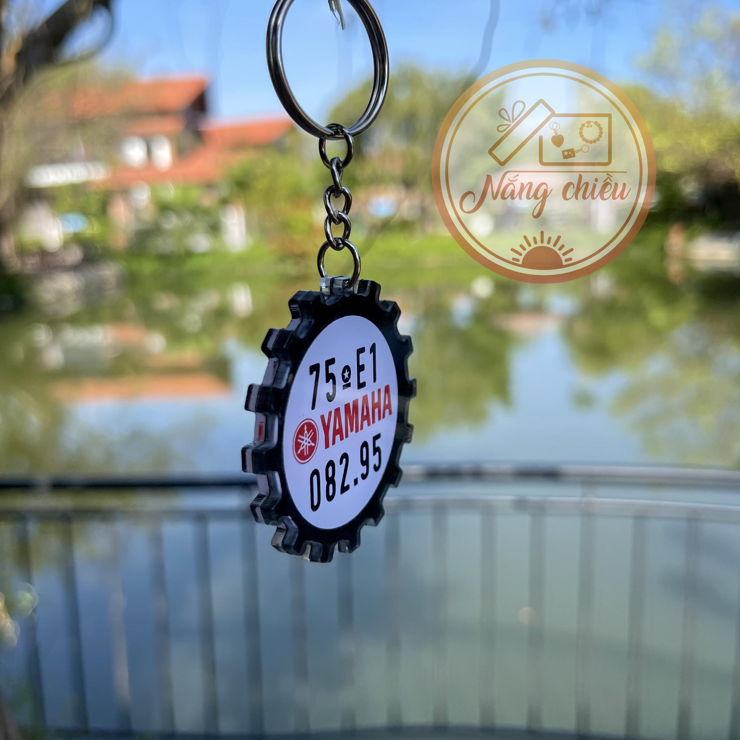 Móc khóa in biển số xe
