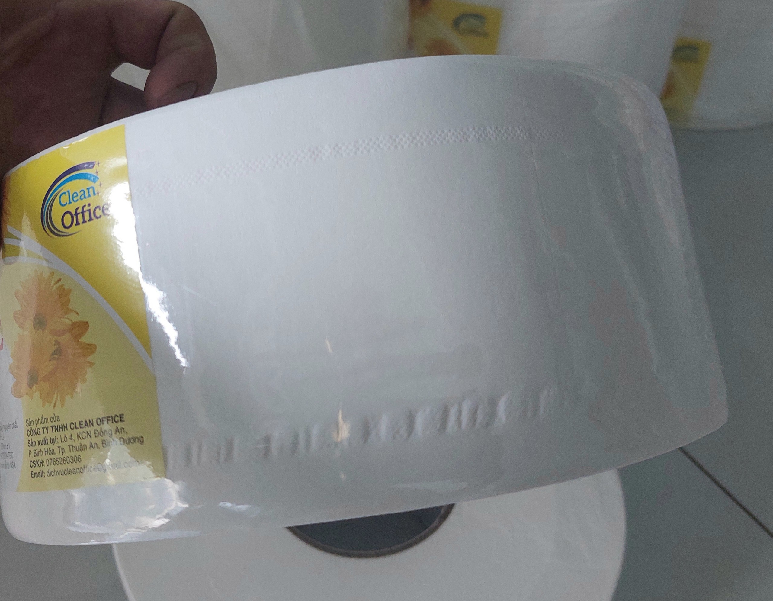 Giấy vệ sinh cuộn lớn cao cấp 700gram