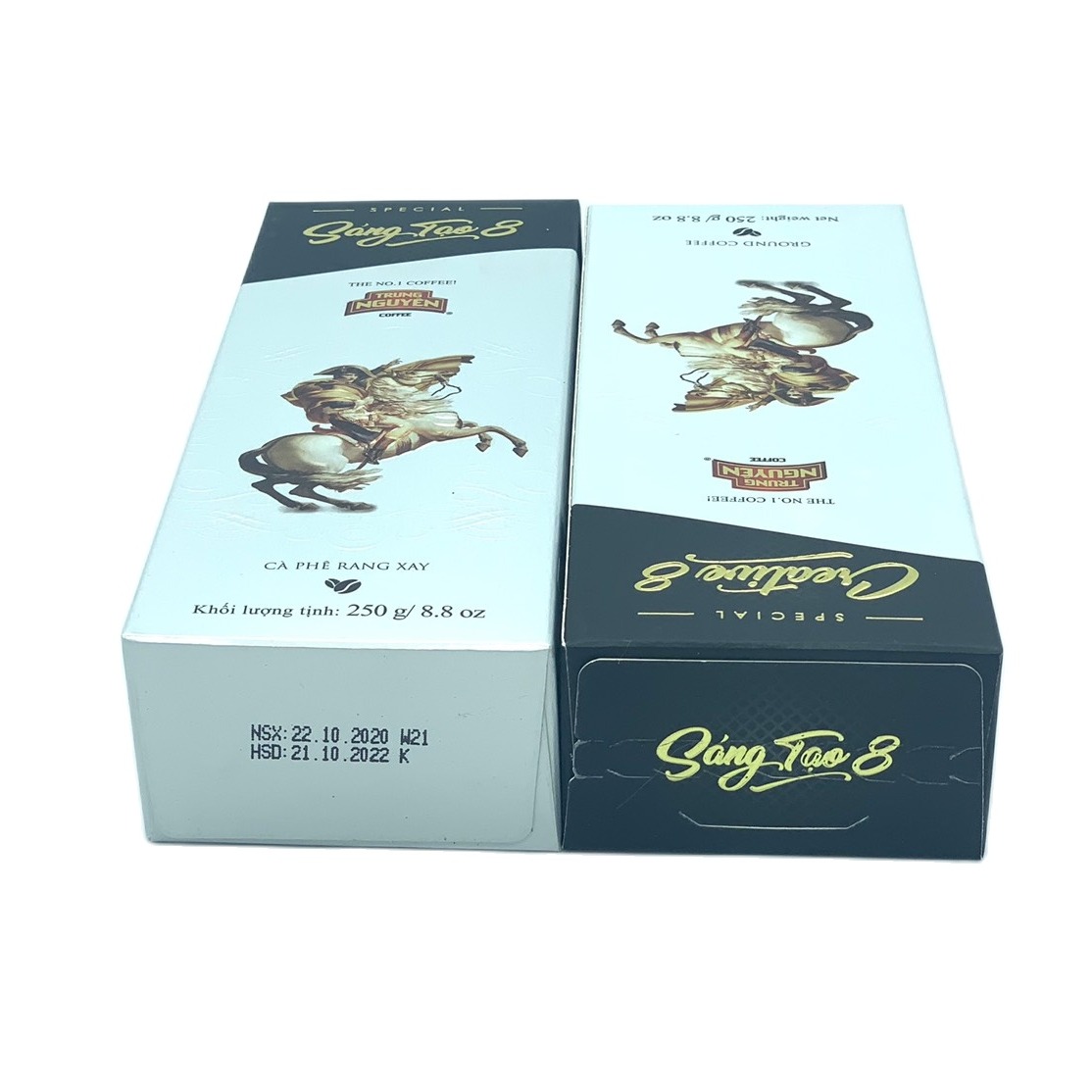 (Combo 2 Hộp) Cà phê Sáng Tạo 8 Trung Nguyên - Cà phê Bột Pha Phin( Hộp 250gam)
