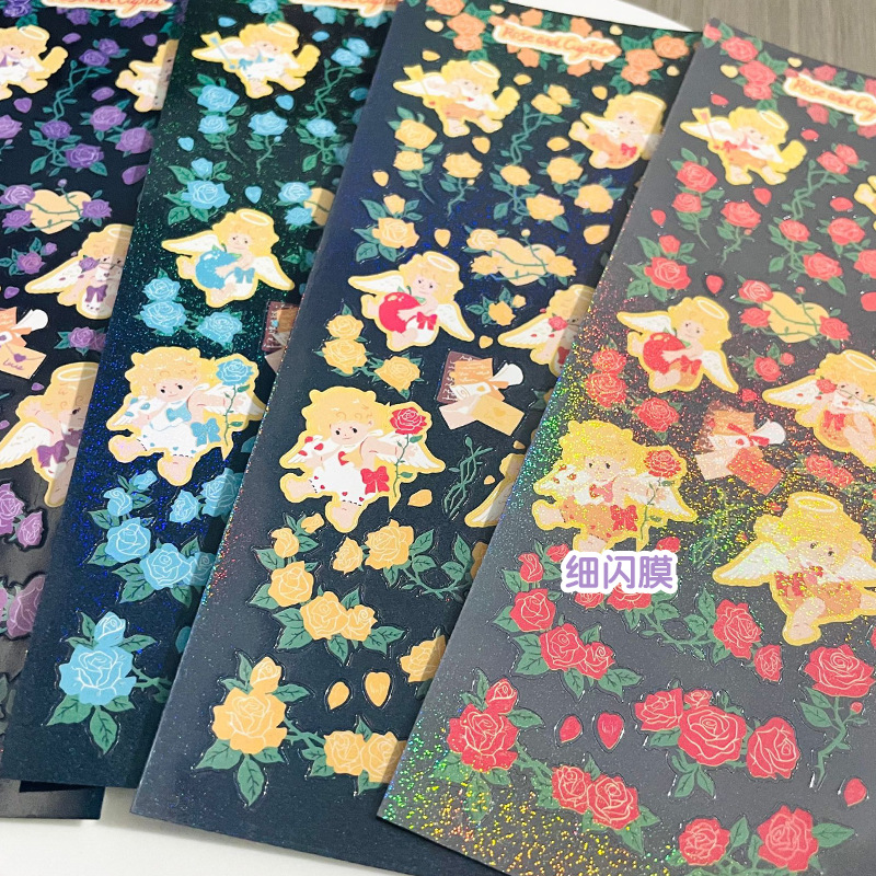 Sticker-Nhãn Dán Hoa Hồng & Thiên Thần