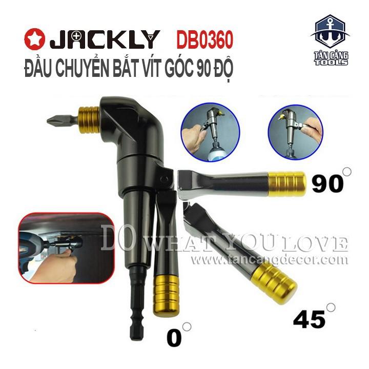 Combo Đầu Chuyển Bắn Vít Góc Jackly DB0360