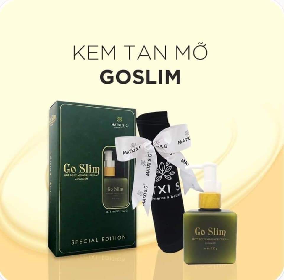 Combo Kem tan mỡ Goslim (tặng kèm đai nịt)