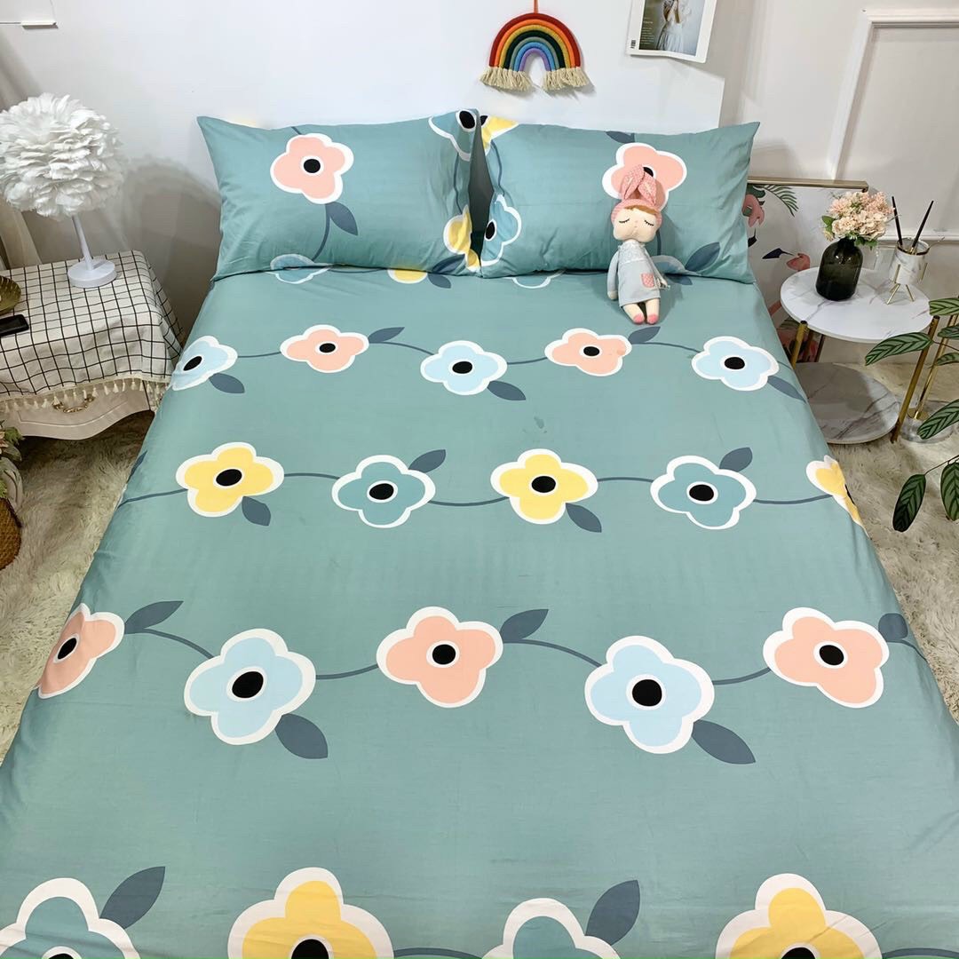 Bộ Ga Gối 100% Cotton Organic , Chất Liệu Thoáng Mát ,Không Bai Không Xù, Kích Cỡ Đa Dạng By. C.A Decor Store