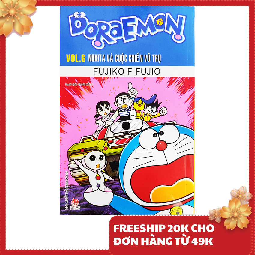Truyện tranh cho bé - Doraemon Truyện Dài - Tập 6 – Nobita và cuộc chiến vũ trụ