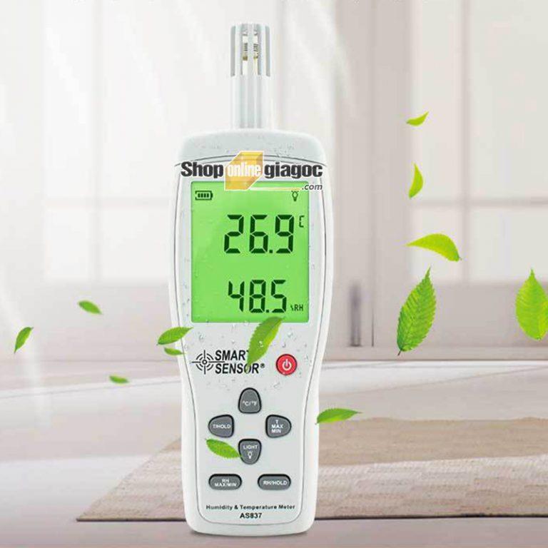 Máy Đo Nhiệt Độ Và Độ Ẩm Smart Sensor AS837