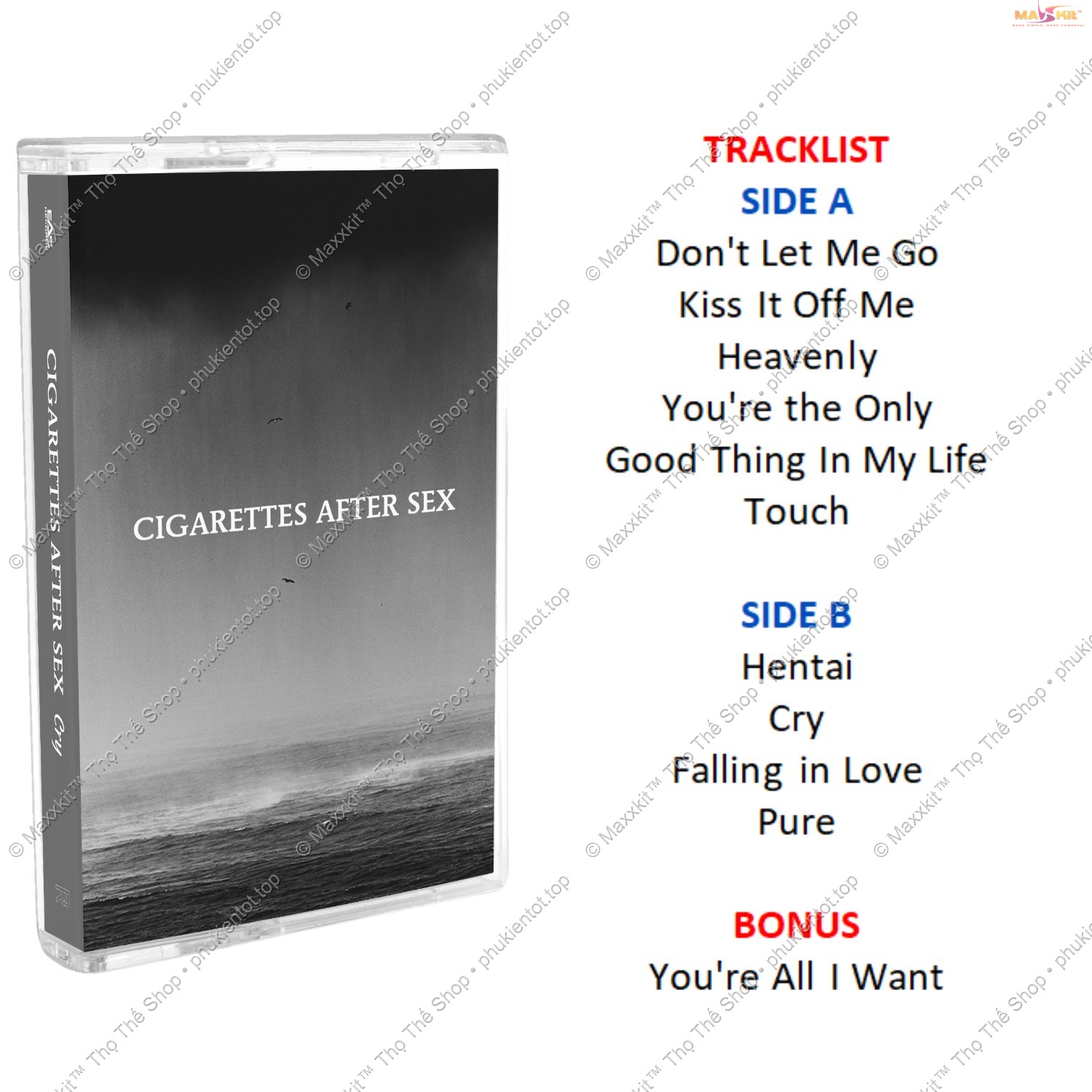 Băng cassette Cigarettes After Sex - CRY (Deluxe) - EAS Records