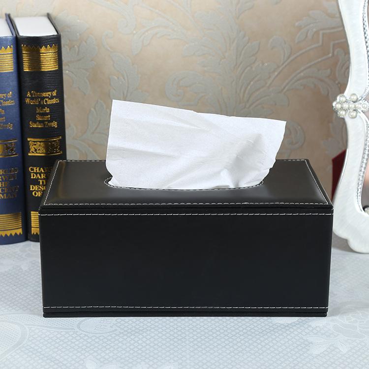 Hộp Đựng Giấy Ăn Bằng Da Dùng Cho Gia Đình, Khách Sạn, Công Ty
