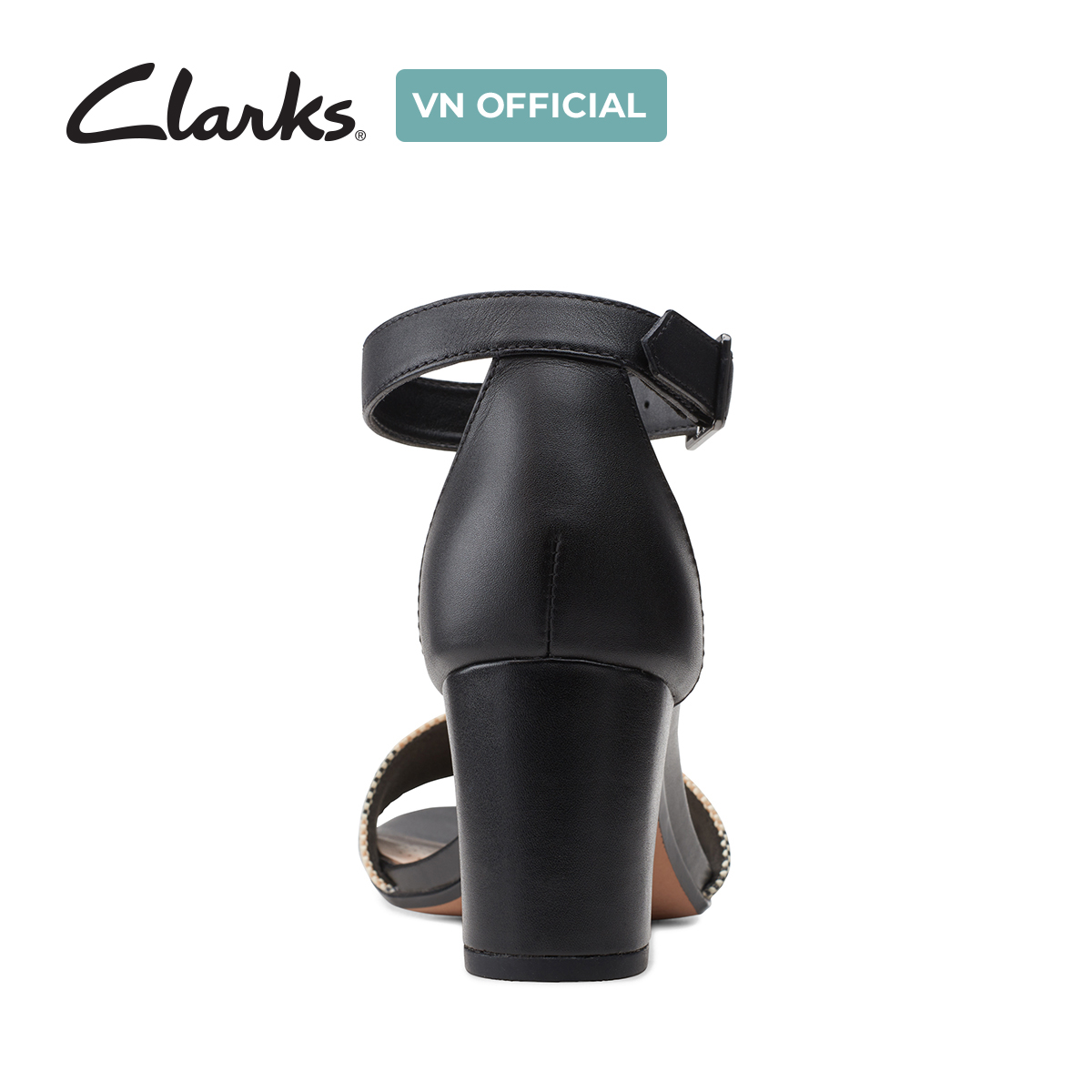 Giày Sandal Cao Gót Da Nữ Clarks - Jocelynne Cam
