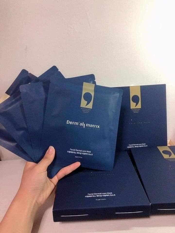 Mặt Nạ Derm All Matrix - Màu Xanh ( Mẫu Mới )
