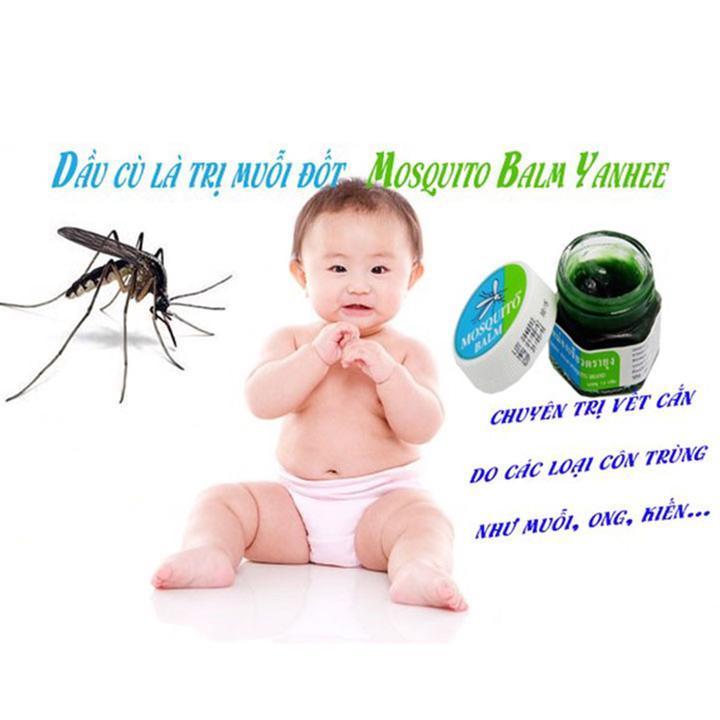 Dầu thoa trị muỗi đốt Mosquito Balm Thái Lan DH7722 ( 1 lọ ) 13g