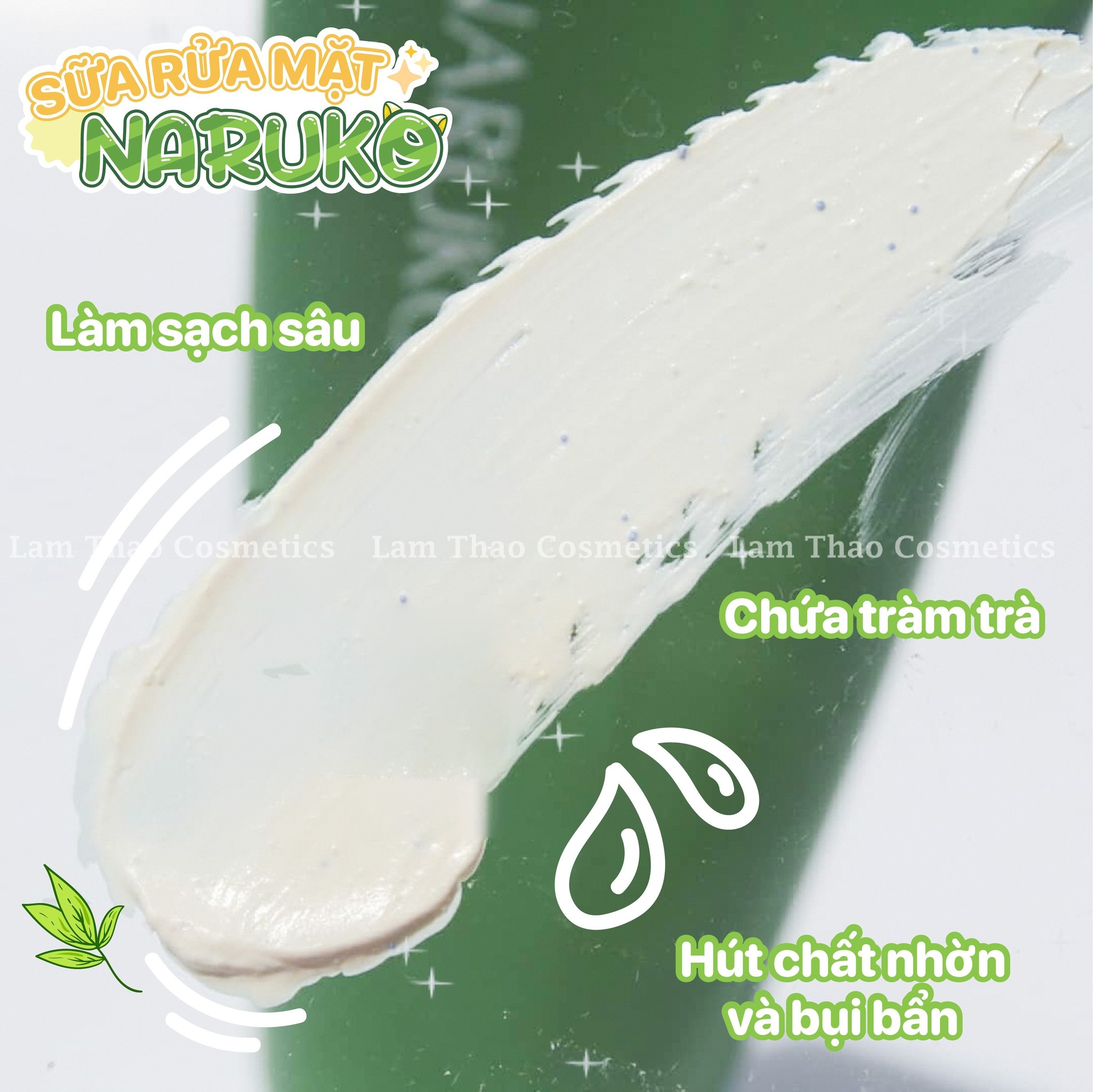 Sữa Rửa Mặt Naruko Tea Tree Purifying Clay Mask & Cleanser 120g