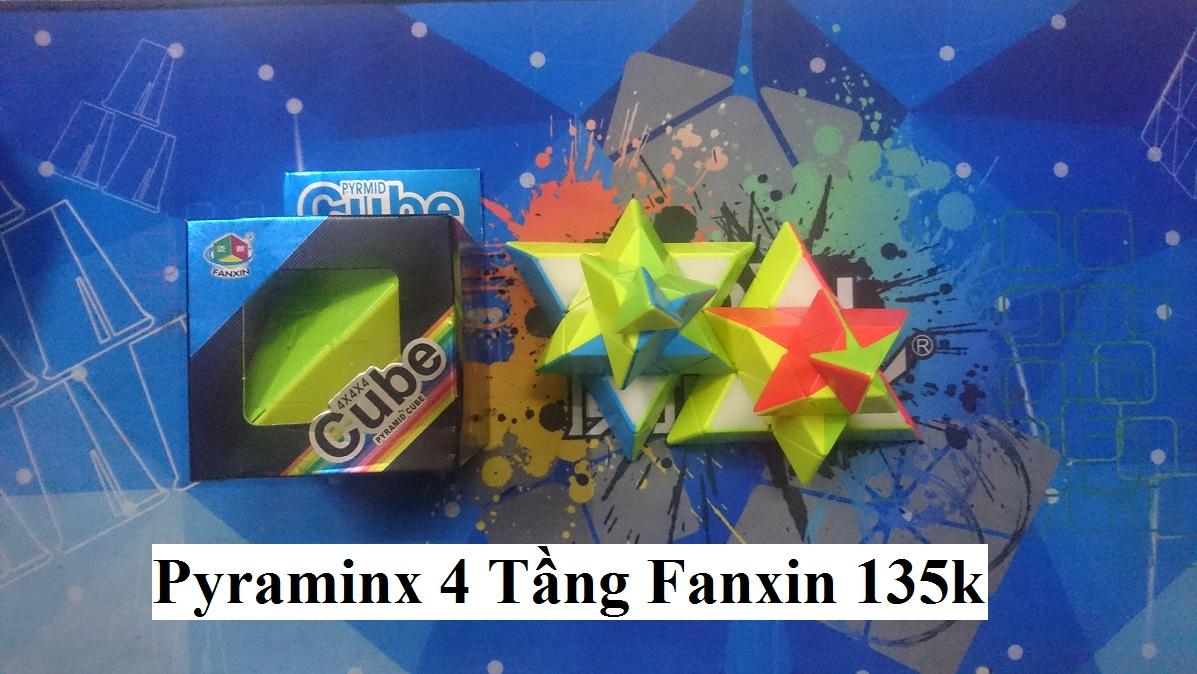 Biến thể Rubik. Pyraminx 4 Tầng Stickerles