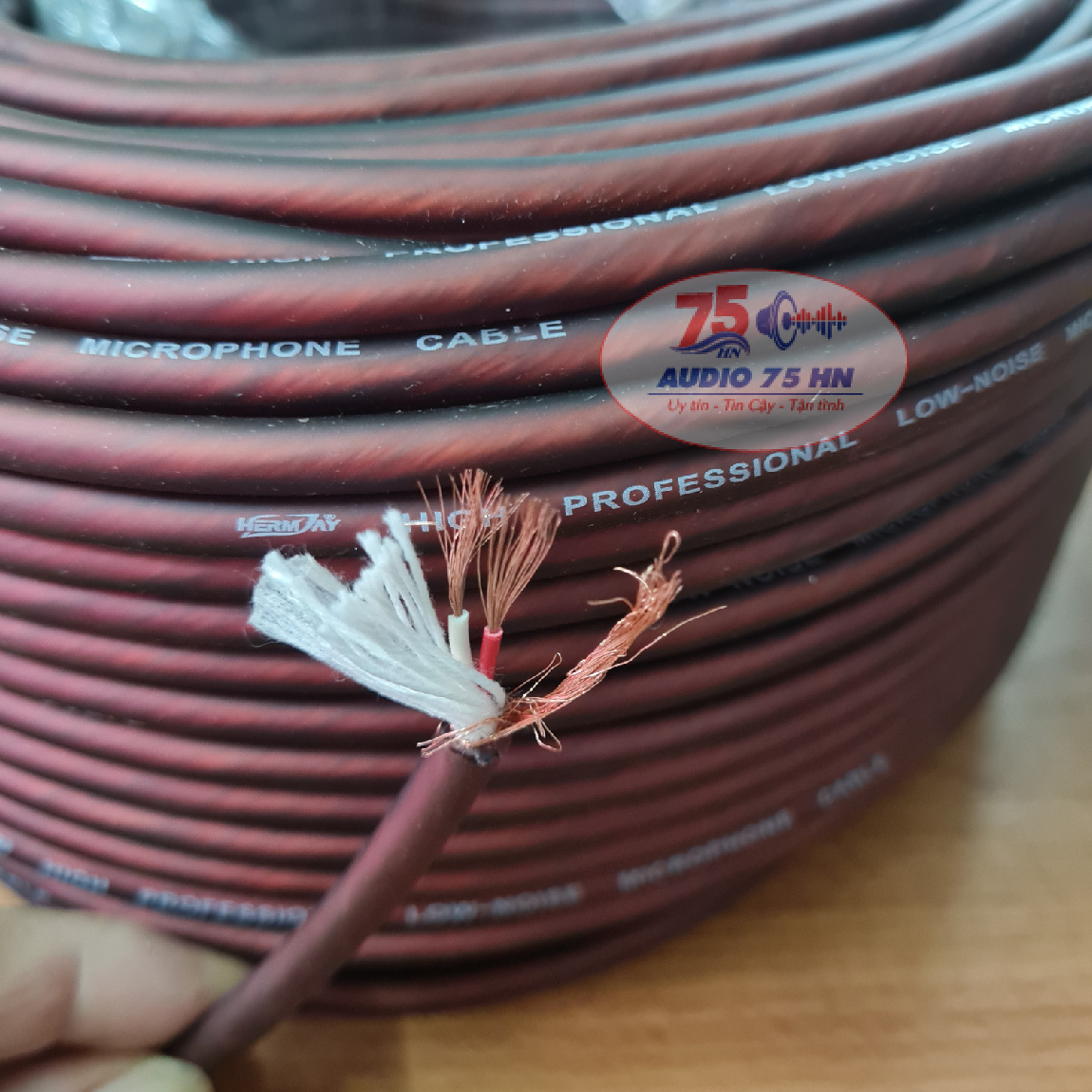 Dây Microphone, dây hàn, dây canon, AV dây 3 lõi, Giá bán 1 mét