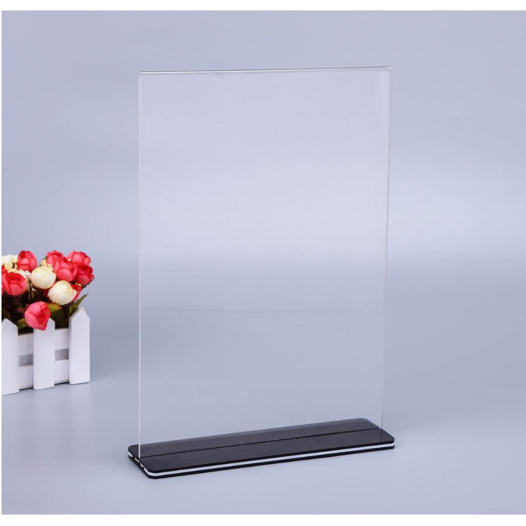 [HCM]Menu mica A5 để bàn standee mica a5 kệ mica (15 x 21cm)
