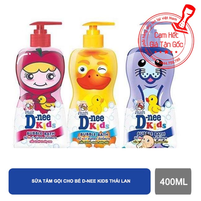 Sữa tắm gội Dnee Kids Bubble Bath cho trẻ trên 3 tuổi