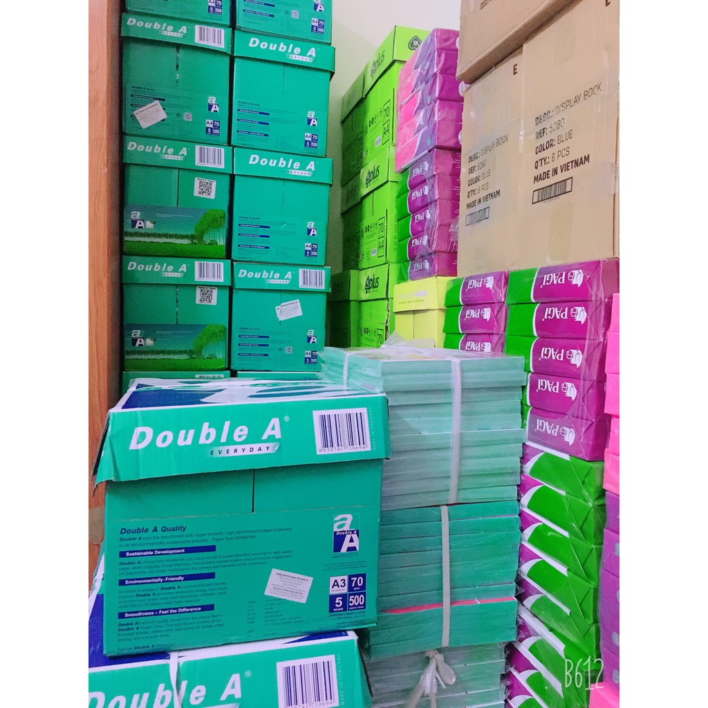 Giấy In A3 - ĐL70gsm Double A- 500 tờ/1 tập
