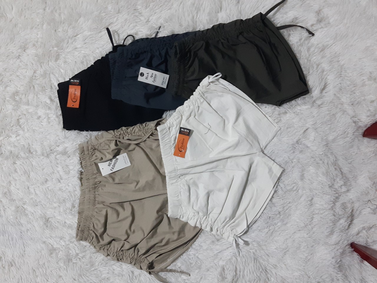 QUẦN SHORT KAKI NỮ CO GIÃN CÓ RÚT DÂY 2 BÊN