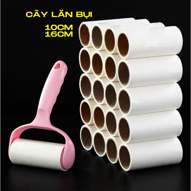 [COMBO 5-10 LÕI LĂN 10cm/16cm] (60 Tờ) Lõi lăn bụi thay thế - dành cho cây lăn bụi quần áo
