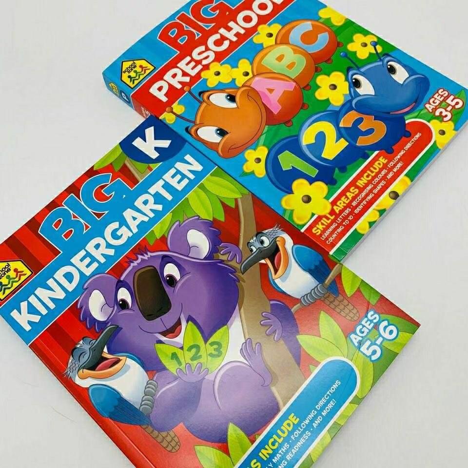 [Bản Nhập khẩu] BIG Workbook (Preschool & Kindergarten) - 2 Books