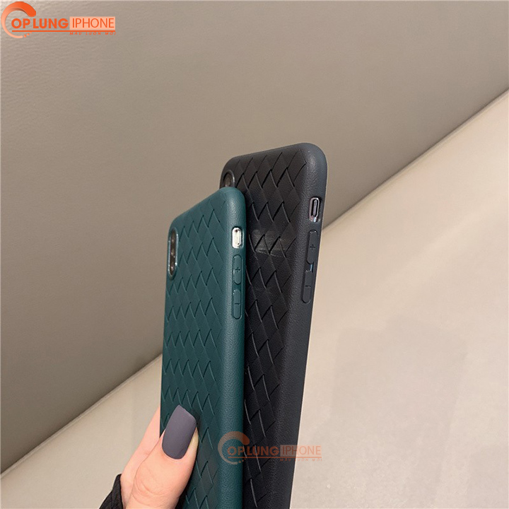 [ HÀNG SỈ XẢ KHO ] Ốp Lưng IPhone Dẻo Tản Nhiệt Thoáng Khí Đan Caro cho iPhone 6  IPhone 6 Plus  IPhone 7 PLus