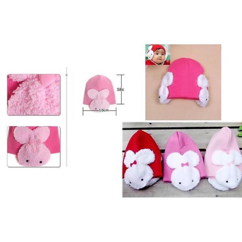 [HCM][Được Chọn Mẫu] Nón len cho bé gái và bé trai