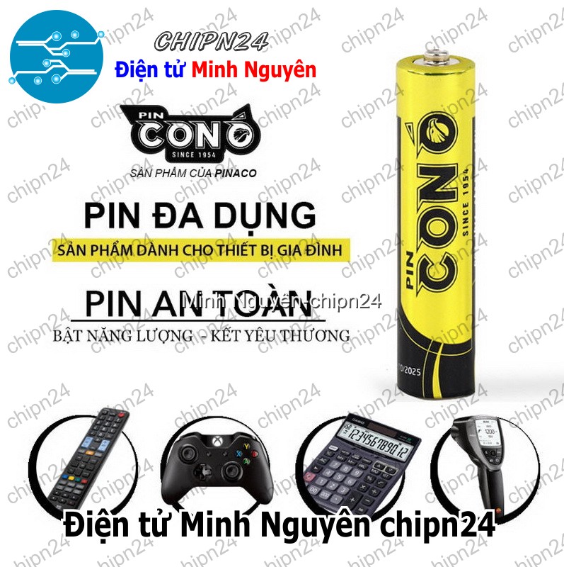 [4 viên] (F229.5) Pin AAA Con Ó Pinaco (Pin 3A, Pin tiểu, Pin đũa) - HH001975