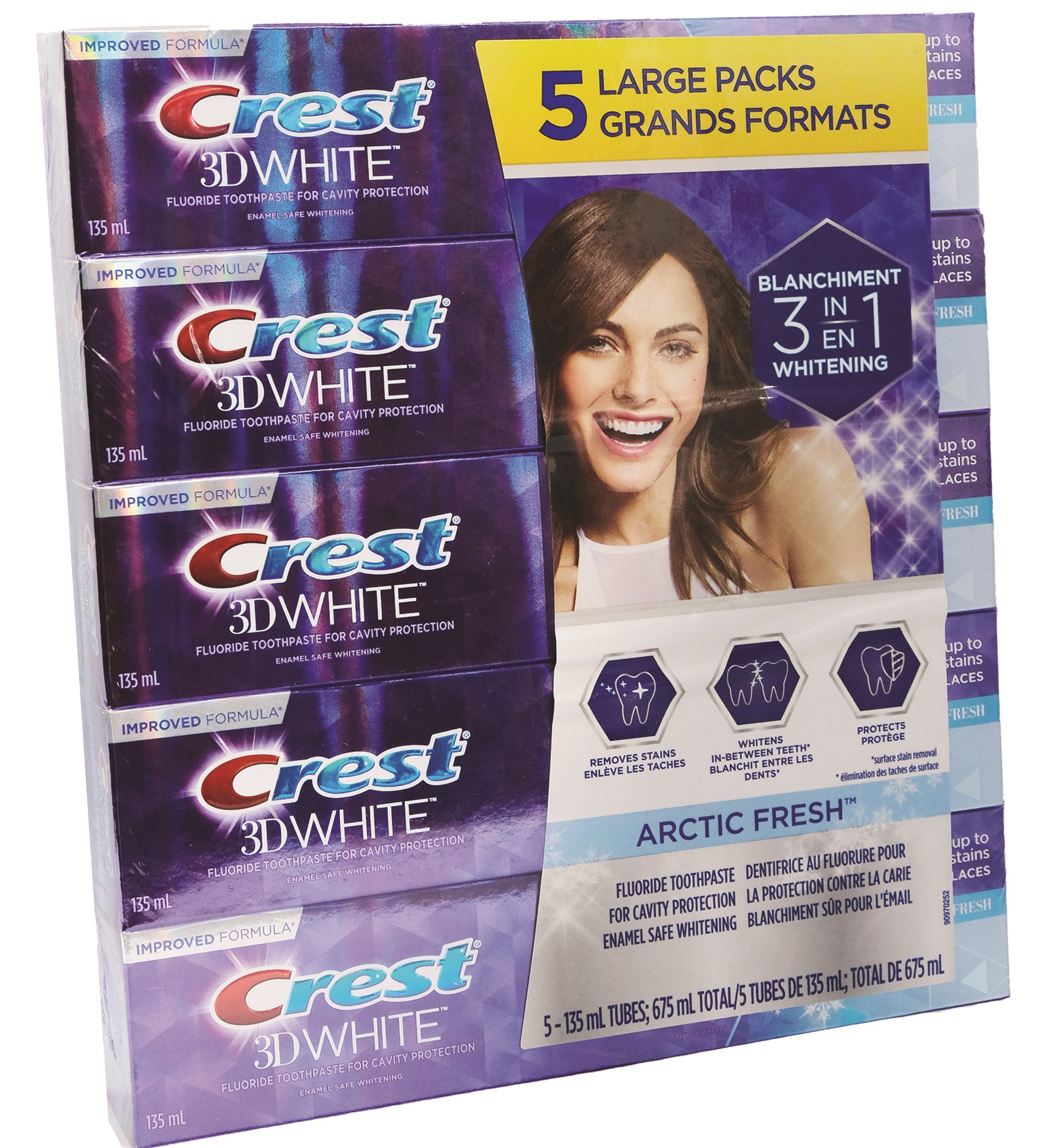 Kem đánh răng 3D Crest White Arctic Fresh - ( 135ml )