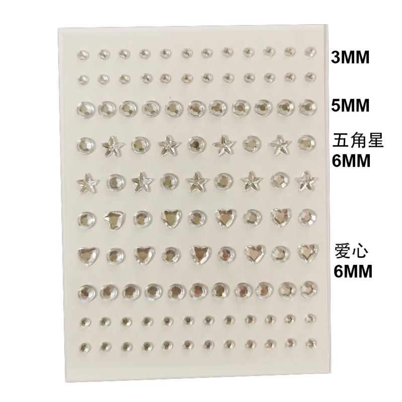 Đá dính tóc dính mặt ngọc dính tóc mặt 165v mix size sẵn keo