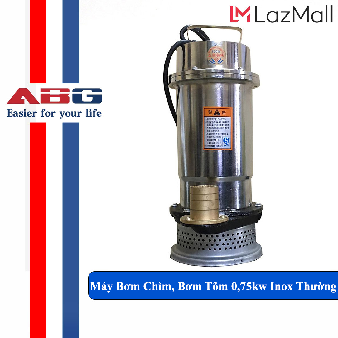 Máy Bơm Chìm Bơm Tõm Giếng Khoan 0,75kw Inox Thường Loại Hút Nước Sạch, Có Thể Sử Dụng Trong Ngành Thủy Hải Sản Và Sản Xuất Nông Nghiệp