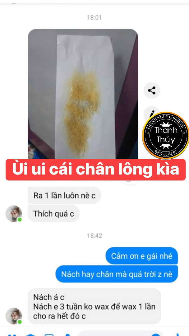 Wax lông handmade Shiny + que giấy (sỉ 3 sản phẩm)