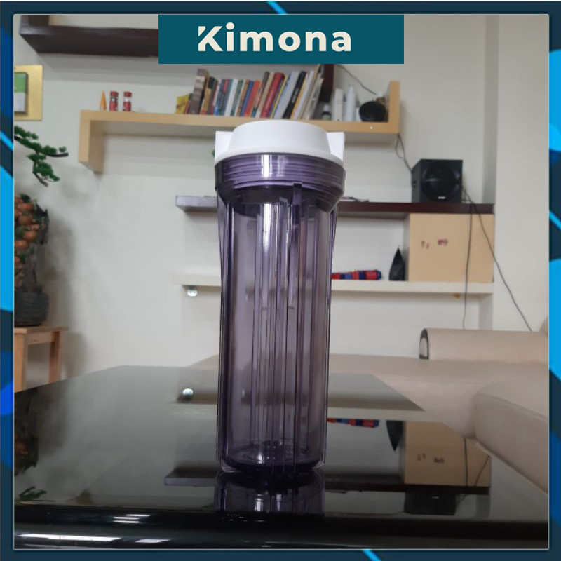 Cốc lọc 10 inch ren ngoài cho máy lọc nước ro hoặc bộ 3 lọc thô --- cốc lọc 10 inch trong