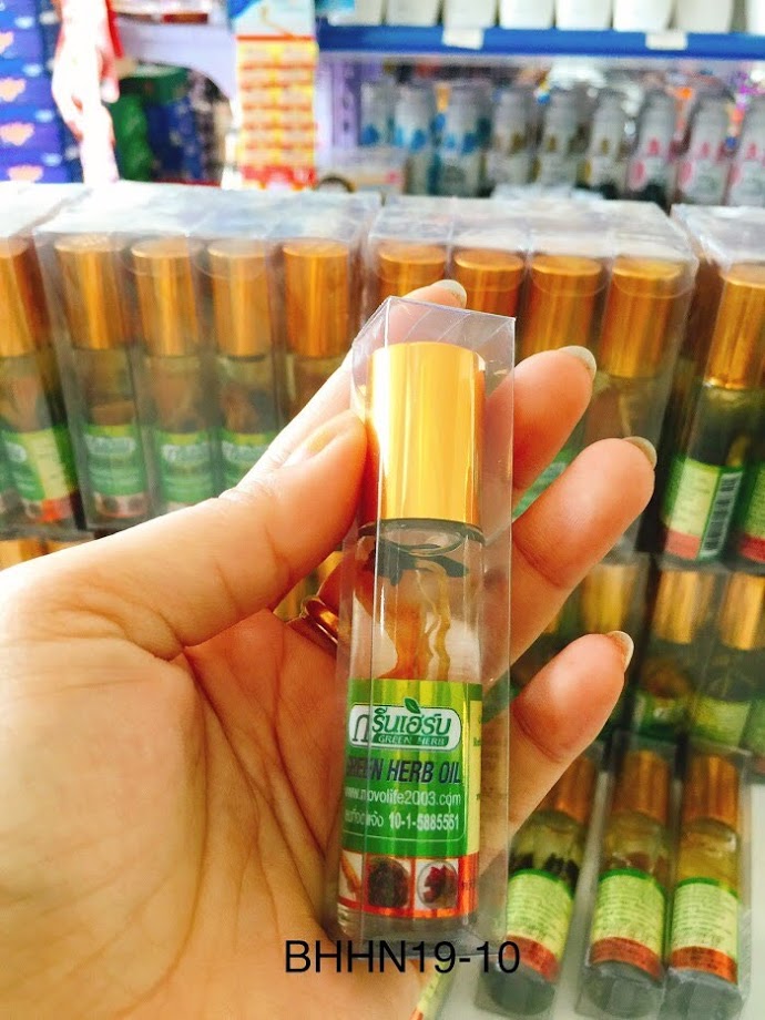 [Freeship] Combo 3 Chai Dầu Gió Nhân Sâm Thái Lan 10ml/1 chai