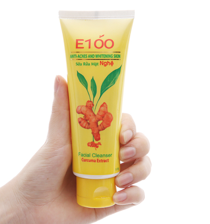 Sữa Rửa Mặt Nghệ E100 100g