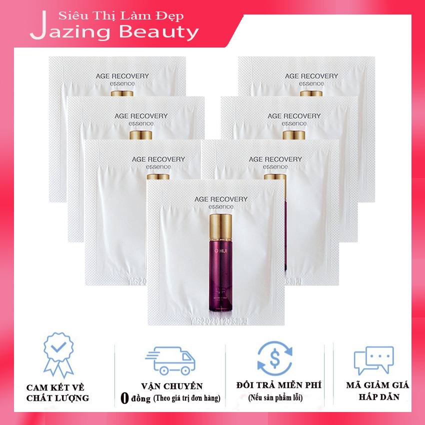 [Hỗ Trợ Ship + Hoàn Tiền 12%] Combo 7 Tinh Chất Chống Lão Hóa Săn Chắc Làn Da Ohui Age Recovery Essence 1ml x 7