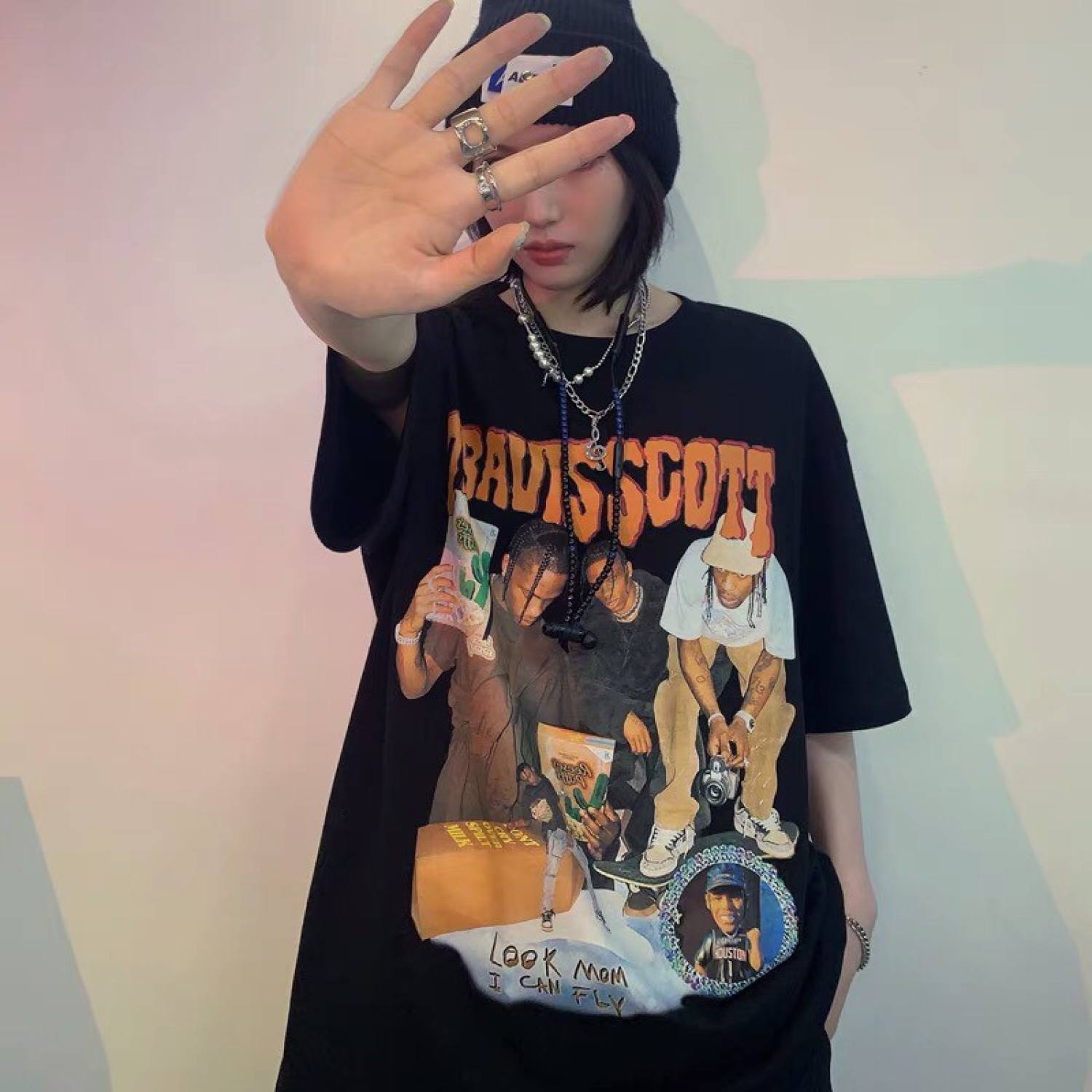 Áo Thun Tay Lỡ TRAVIS SCOTT HARI