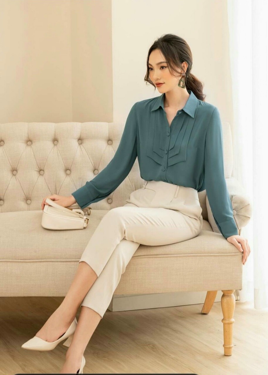 ÁO SƠ MI TAY DÀI CÁCH ĐIỆU