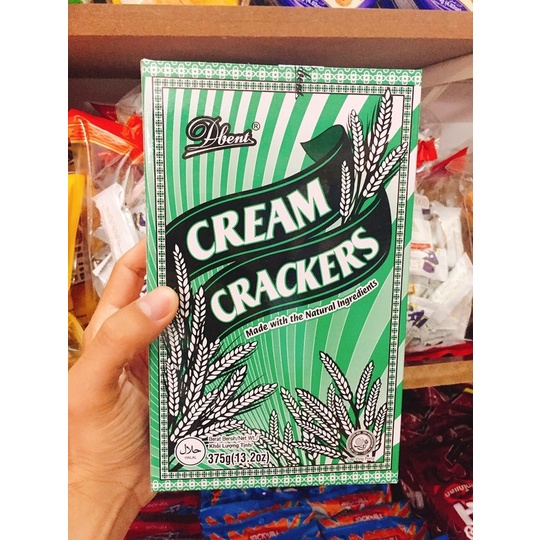 Bánh Lúa Dbent Cream Crackers Hộp 375g date luôn mới nhất