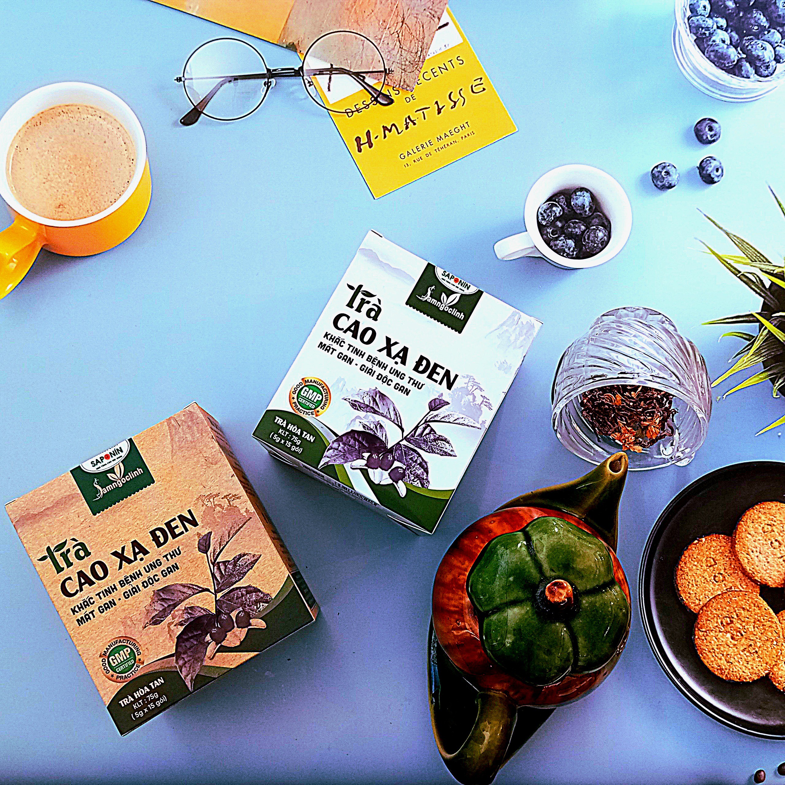 Trà Cao xạ đen - Hộp 75gram